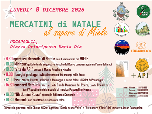 Mercatini di Natale - Lunedì 8 Dicembre