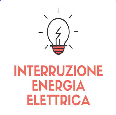 Interruzione energia elettrica il giorno 14 Luglio
